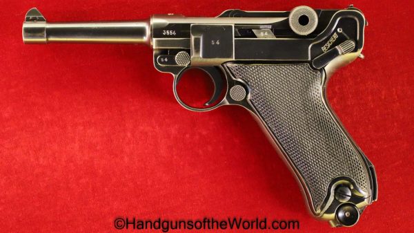 Luger, Mauser, P08, P 08, P-08, P.08, 9mm, 42-1940, Black Widow, Full Rig, WWII, WW2, German, Germany, Nazi, 42, 1940, Handgun, Pistol, C&R, Collectible