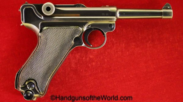 Luger, Mauser, P08, P 08, P-08, P.08, 9mm, 42-1940, Black Widow, Full Rig, WWII, WW2, German, Germany, Nazi, 42, 1940, Handgun, Pistol, C&R, Collectible