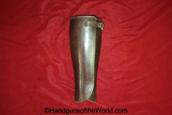 US, WWI, WW1, Calvary, Gaiters, Original, Collectible, Field Gear, American, America, USA, Leather, Brown, Pair