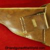 Langenhan, Model II, Holster, General Purpose, pattern, brown, leather, F. Grosse-Dresden, 1918, Model, II, 2, German, Germany, Original, Collectible