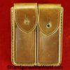 Mauser, C96, Bolo, 1896, Broomhandle, Double Clip, Pouch, Broom Handle, Chinese, China, Field Gear, Leather, Brown, Marked