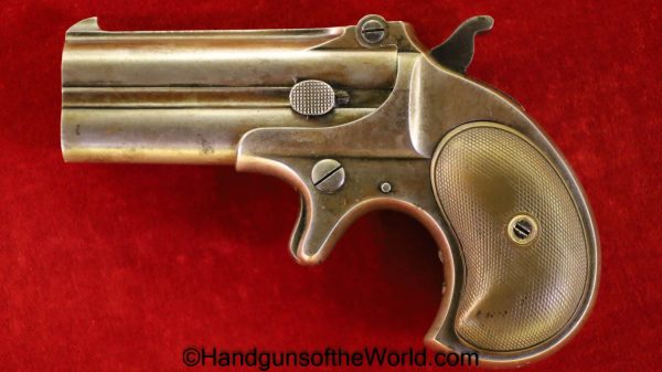Remington, Double Derringer, .41, Model 3, 3, Model, 41, Derringer, Handgun, Hand gun, Antique, Collectible, USA, American, America, III, Non FFL, Non-FFL