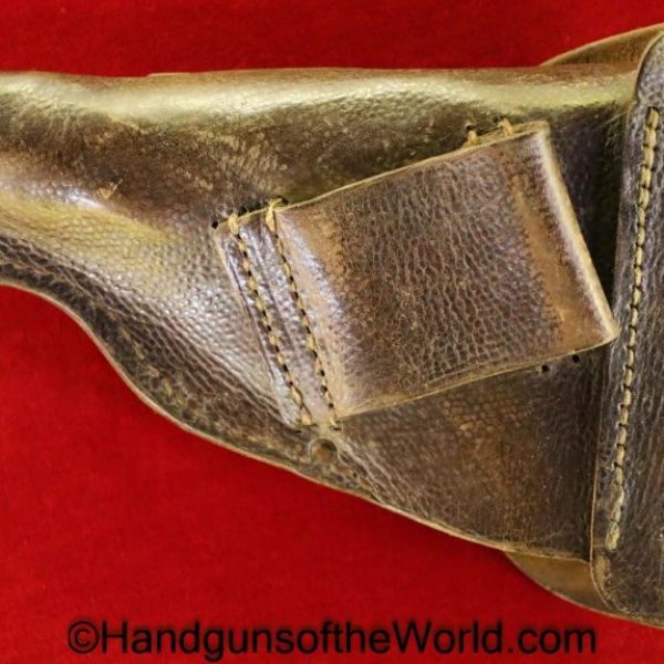 Walther, Model 4, Holster, brown, leather, general purpose, pattern, Franz Hermann-Erfurt, 1915, Original, Collectible, German, Germany, WWI, WW1, Pistol, 4
