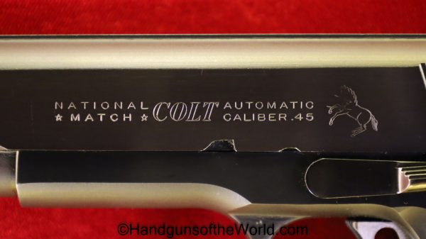 Colt, 1911, 1911A1, National Match, .45acp, 1968, Superb, in Box, Boxed, 45, .45, acp, auto, USA, America, American, Handgun, Pistol, C&R, Collectible