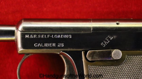 H&R, Self Loading, .25, with Box, Boxed, 25, acp, auto, Harrington and Richardson, Handgun, Pistol, C&R, Collectible, VP, Vest Pocket, Hand gun, American