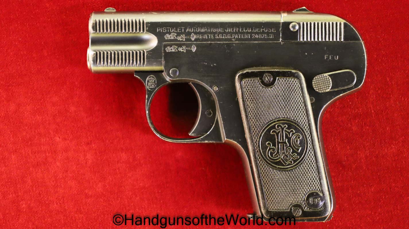 Jieffeco, 1911, Model 1911, 6.35mm, Vest Pocket, VP, Belgian, Belgium, Handgun, Pistol, C&R, Collectible, 6.35, 25, .25, acp, auto