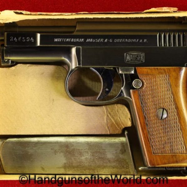 Mauser, 1910, 6.35mm, Mint, with Box, Boxed, German, Germany, Vest Pocket, 6.35, .25, 25, acp, auto, Handgun, Pistol, C&R, Collectible, Hand gun