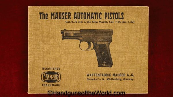 Mauser, 1910, 6.35mm, Mint, with Box, Boxed, German, Germany, Vest Pocket, 6.35, .25, 25, acp, auto, Handgun, Pistol, C&R, Collectible, Hand gun