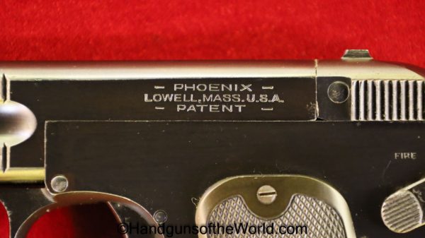 Phoenix, Model 1911, 6.35mm, Superb, 6.35, American, America, USA, .25, 25, acp, auto, Vest Pocket, Handgun, Pistol, C&R, Collectible, Hand gun