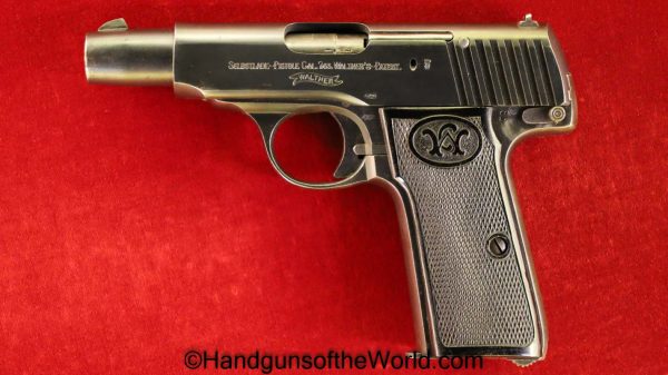 Walther, 4, IV, Model 4, 7.65mm, German, WWI, WW1, Germany, Imperial, Military, Handgun, Pistol, C&R, Collectible, Pocket, 32, .32, acp, auto, 7.65