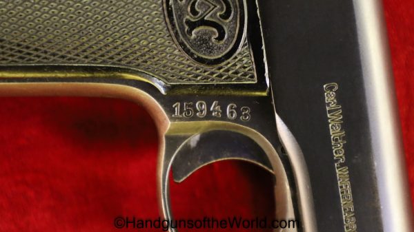Walther, 4, IV, Model 4, 7.65mm, German, WWI, WW1, Germany, Imperial, Military, Handgun, Pistol, C&R, Collectible, Pocket, 32, .32, acp, auto, 7.65