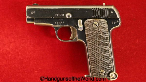 Erquiaga & Cie, Fiel, 7.65mm, Spanish, Ruby, French, France, Spain, WWI, WW1, Handgun, Pistol, C&R, Collectible, 32, .32, acp, auto, 7.65, Hand gun