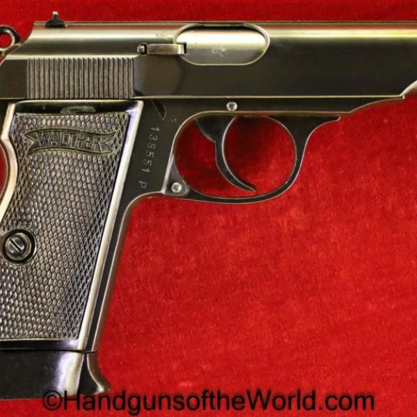 Walther, PP, .22lr, Nazi, Eagle N, with Box Base Magazine, .22, 22, lr, German, Germany, Handgun, Pistol, C&R, Collectible, Hand gun, E/N, Eagle/N, Pocket