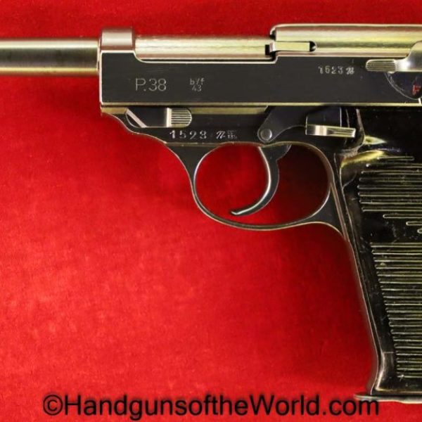 Walther, P38, P 38, P.38, P-38, Mauser, BYF-43, 9mm, Nazi, WWII, WW2, German, Germany, Handgun, Pistol, C&R, Collectible, byf, 43, byf43, byf 43, Full Rig