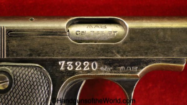 MAB, D, Model D, 7.65mm, Nazi, WWII, WW2, Handgun, Pistol, C&R, Collectible, German, Germany, France, French, 32, .32, acp, auto, 7.65, WaA251, WaA 251