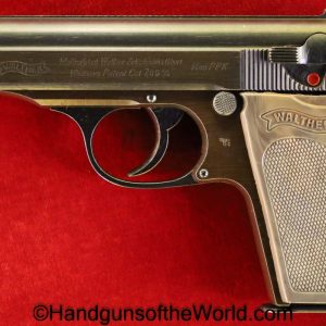 Walther, PPK, 7.65mm, Nazi, Police, Eagle C, Gray Grips, German, Germany, WWII, WW2, Handgun, Pistol, C&R, Collectible, Pocket, 32, .32, acp, auto, E/C