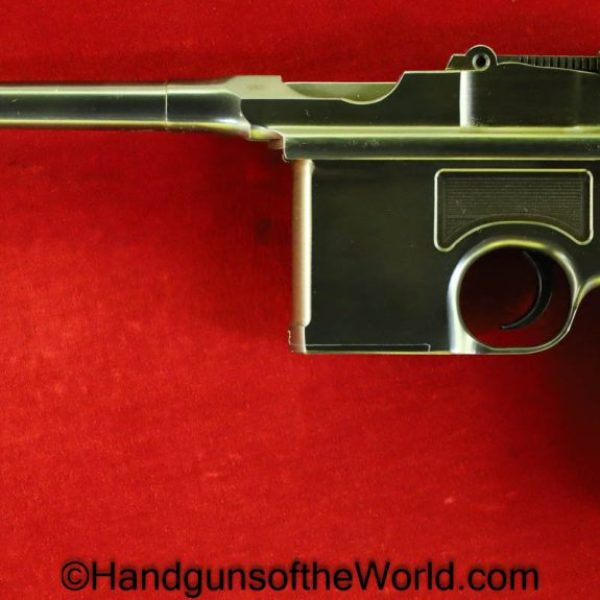 Mauser, 1896, C96, 1930, Commercial, Broomhandle, 7.63mm, with Stock, Stocked, 7.63, German, Germany, Handgun, Pistol, C&R, Collectible, Broom Handle