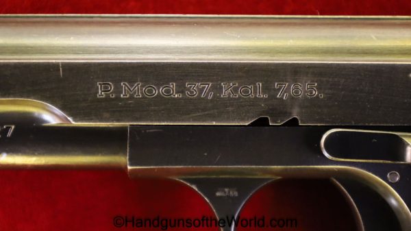Femaru, P.Mod 37, 7.65mm, Nazi, German, Germany, WWII, WW2, 1941, jhv, Hungarian, Hungary, Luftwaffe, JHV 41, jhv41, Handgun, Pistol, C&R, Collectible, .32