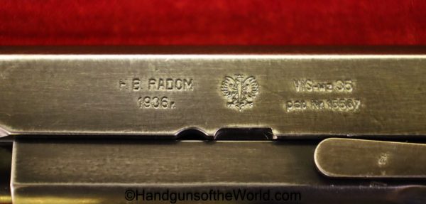 Radom, VIS, P-35, P 35, WZ35, WZ 35, WZ-35, 9mm, Polish, Eagle, Dated, 1936, Poland, Handgun, Pistol, C&R, Collectible, Pre-War, Pre War, Hand gun