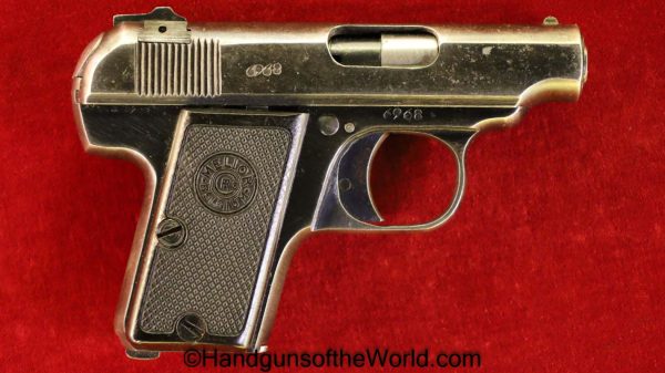 Robar Fils, Melior, New Model, 6.35mm, 6.35, 25, .25, acp, auto, Belgian, Belgium, Handgun, Pistol, C&R, Collectible, VP, Vest Pocket, Hand gun