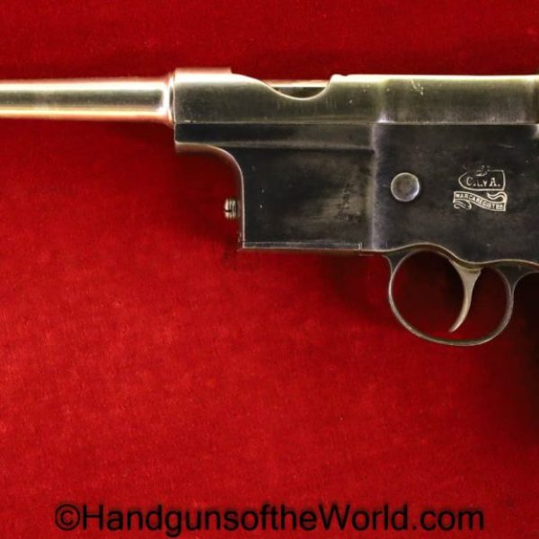 Charola y Anitua, Charola, 1897, 5mm, Dual Tone, Pearl Grips, Factory, Model, Spain, Spanish, Handgun, Pistol, C&R, Collectible, Model 1897, Clement