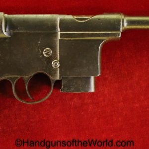 Charola Y Anitua, Model, 1897, 7mm, Detachable Magazine, Charola, Spain, Spanish, Handgun, Pistol, C&R, Collectible, Pearl Grips, Detachable Mag