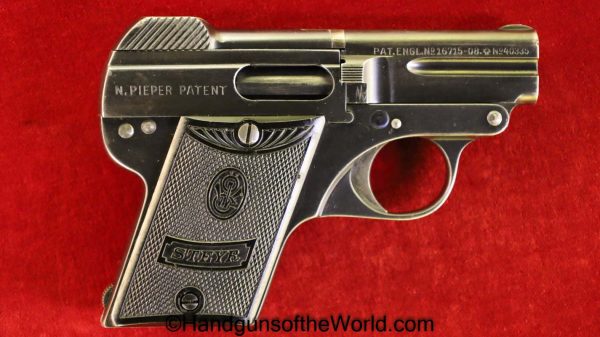 Steyr, 1909, 6.35mm, Austrian, 1922, Full Rig, Austria, 6.35, .25, 25, acp, auto, Handgun, Pistol, C&R, Collectible, VP, Vest Pocket, with Holster
