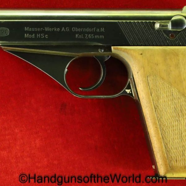 Mauser, HSc, 7.65mm, Nazi, WWII, WW2, German, Germany, Handgun, Pistol, Pocket, C&R, Collectible, Police, Eagle L, Full Rig, 32, .32, acp, auto, 7.65