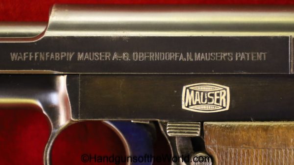 Mauser, 1914, 7.65mm, German, WWI, Imperial Proofed, Full Rig, Germany, WW1, Handgun, Pistol, C&R, Collectible, Pocket, with Holster, 32, .32, acp, auto