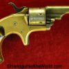Colt, Open Top, Pocket, Model, Revolver, .22, 22, USA, American, America, Antique, Handgun, Collectible, Non FFL, Brass Frame, Brass, Americana, 1875