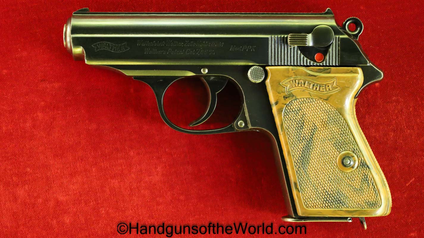 Walther, PPk, 7.65mm, W Suffix, German, Germany, Handgun, Pistol, C&R, Collectible, Pocket, 32, .32, acp, auto, 7.65, Hand gun, W, Suffix, Serial Number, SN