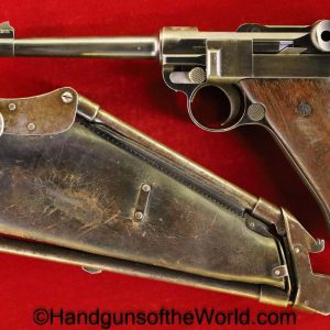 Luger, DWM, 1900, American Eagle, .30, with Ideal Shoulder Stock, with Stock, Ideal, Stock, 30, Handgun, Pistol, C&R, Collectible, German, Germany, 7.65