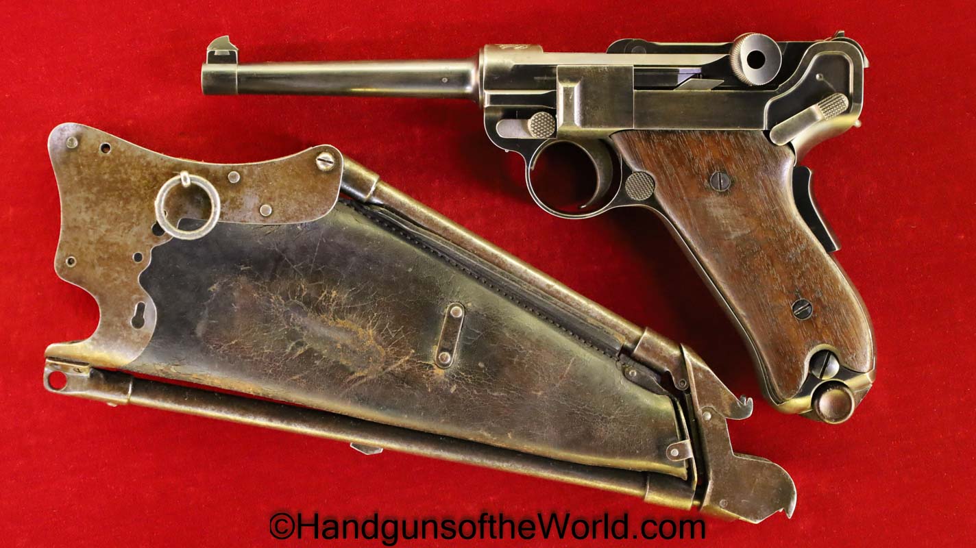 Luger, DWM, 1900, American Eagle, .30, with Ideal Shoulder Stock, with Stock, Ideal, Stock, 30, Handgun, Pistol, C&R, Collectible, German, Germany, 7.65