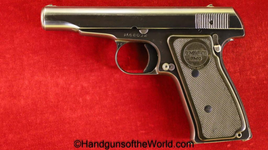 Remington PA 51, .32acp, Built in 1925 - Handguns of the World