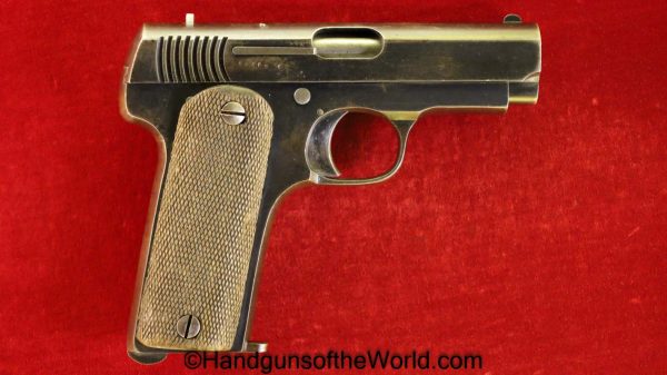 Arizmendi y Zulaica, Cebra, 7.65mm, French, WWI, Military, WW1, France, Ruby, Pattern, Spain, Spanish, Handgun, Pistol, C&R, Collectible, 32, .32, acp, auto