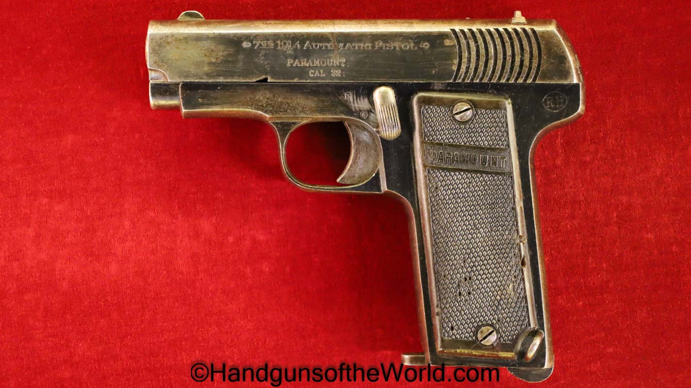 Retolaza Hermanos, 1914, Paramount, 7.65mm, Ruby, Pattern, Spain, Spanish, Handgun, Pistol, C&R, Collectible, RH, Model, 32, .32, acp, auto, Pocket, 7.65