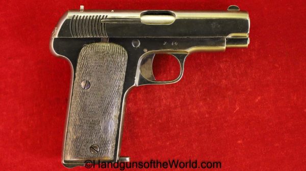 Gabilondo y Urresti, Model, 1915, French, Ruby, 7.65mm, France, WWI, WW1, Military, Spain, Spanish, Handgun, Pistol, C&R, Collectible, 32, .32, acp, auto