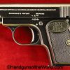 FN, 1905, 1906, Browning, 6.35mm, Geco, Retailer Marked, Full Rig, Belgian, Belgium, Handgun, Pistol, C&R, Collectible, VP Vest Pocket, German, Germany