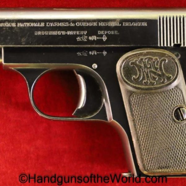 FN, Model, 1905, 1906, Browning, 6.35mm, 6.35, 25, .25, acp, auto, Belgian, Belgium, Handgun, Pistol, C&R, Collectible, VP, Vest Pocket, Hand gun