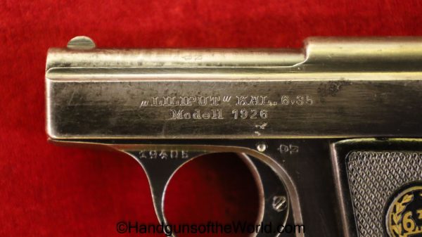 Menz, Liliput, Model, 1926, 6.35mm, with Holster, Holster, German, Germany, Handgun, Pistol, C&R, Collectible, VP, Vest Pocket, 25, .25, acp, auto, 6.35