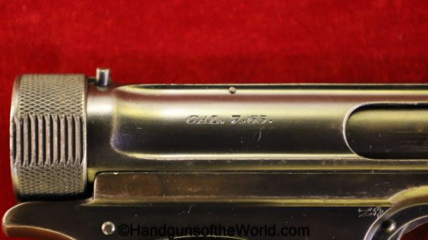 Sauer, Model 1913, 7.65mm, WWI, Era, Full Rig, with Holster, WW1, Germany, German, Handgun, Pistol, C&R, Collectible, Pocket, 32, .32, acp, auto, 7.65