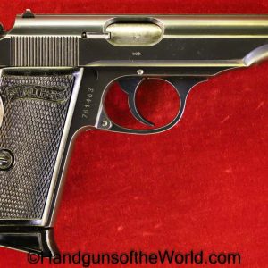 Walther, PP, 7.65mm, Very Early Production, German, Germany, Handgun, Pistol, C&R, Collectible, Pocket, 7.65, 32, .32, acp, auto, Hand gun, Early