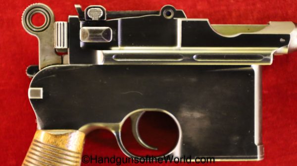 Mauser, C96, 1896, Broomhandle, 7.63mm, Large Ring, Flat Side, Matching Stock, German, Germany, Handgun, Pistol, C&R, Collectible, 7.63, Broom Handle