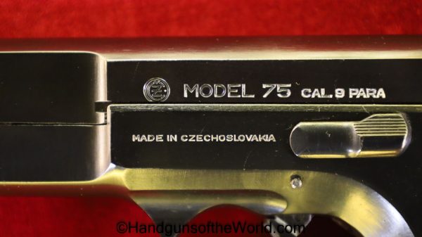 CZ-75, 9mm, 1975, 1st Year Production, First Year Production, CZ, 75, CZ75, CZ 75, Czech, Czechoslovakia, First, 1st, Variant, Handgun, Pistol, Collectible