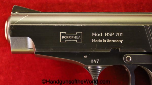 Korriphila, HSP 701, 9mm, with Box, Boxed, German, Germany, HSP, 701, Handgun, Pistol, Collectible, HSP-701, West, West German, West Germany