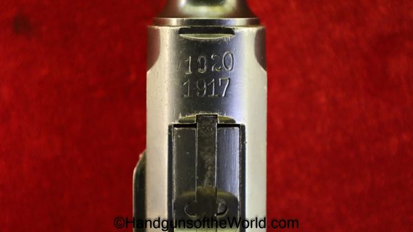 Luger, DWM, 1917, 1920, 9mm, Nazi, Rework, German, Germany, WWI, WW1, WWII, WW2, Handgun, Pistol, C&R, Collectible, P08, P-08, P 08, P.08, LP08, Artillery