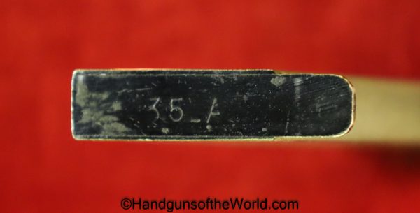 French, 1935-A, 7.65mm, Magazine, Clip, Mag, Original, Handgun, Pistol, Collectible, France, 1935, 7.65, 1935A, 1935 A, Long, Longue