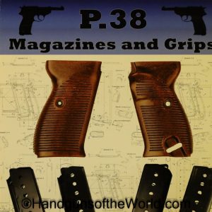 P-38 Magazines & Grips, Book, P-38, Magazines, Grips, A Collectors Guide, Dennis De Vlieger, Ron Clarin, Wolf-Dietrich Roth, paperback, Original