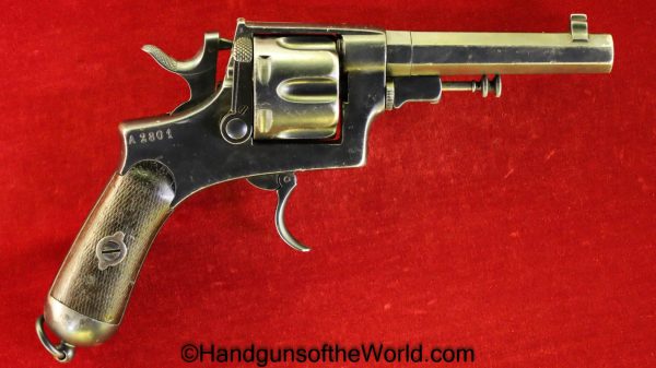 Italian, 1889, Bodeo, Revolver, 10.35mm, 1890, Model, Italy, Handgun, Antique, Hand gun, WWI, WW1, 10.35, 10.4, 10.4mm, Non-FFL, Non FFL, Enlisted