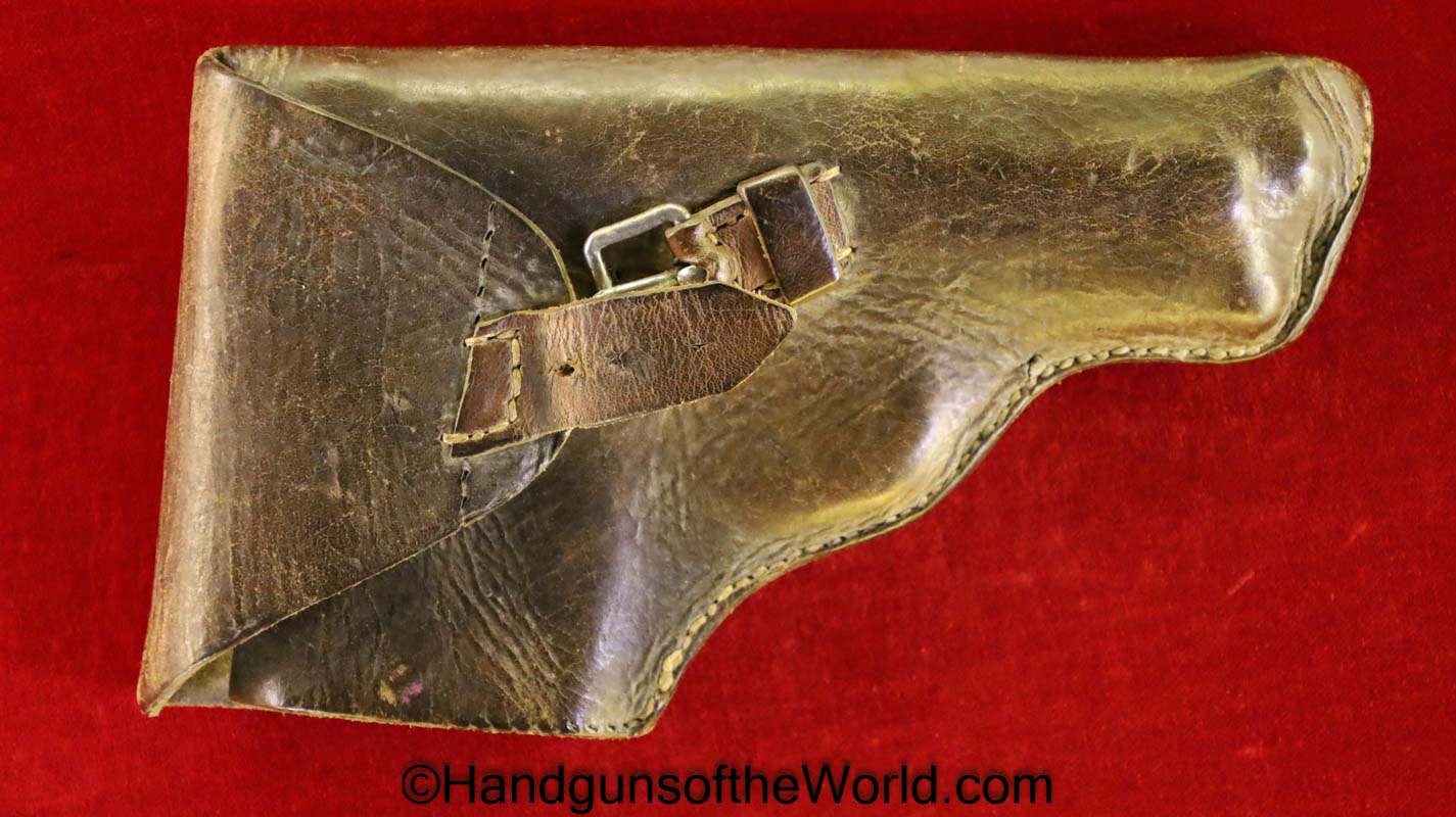 Mauser, 1914, Holster, brown, leather, Original, Period, Pistol, Handgun, Hand gun, Collectible, Firearm, Fire arm